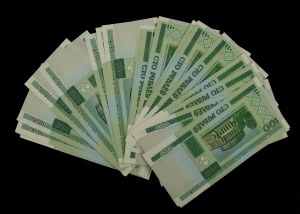 Belarus, set of 100 rubles 2000. total 62 pieces. (421)