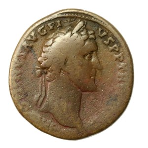 Cesarstwo Rzymskie, Antoninus Pius (138-161 n.e.), Sesterc (121)