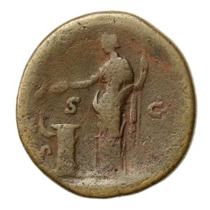 Cesarstwo Rzymskie, Antoninus Pius (138-161 n.e.), Sesterc (121)