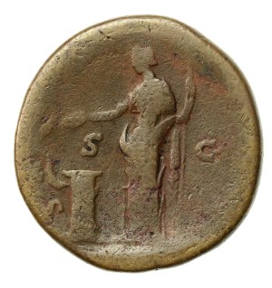 Roman Empire, Antoninus Pius (138-161 AD), Sesterc (121)