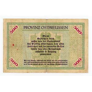 Rosja, Kaliningrad/Königsberg, 500.000/500 marek 1922 (391)
