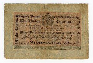 Niemcy, Prusy, Berlin, 1 talar (1824) - RZADKIE (430)