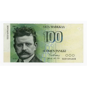 Finlandia, 100 marek 1986 (435)