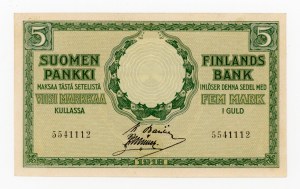 Finland, 5 marks 1918 (443)