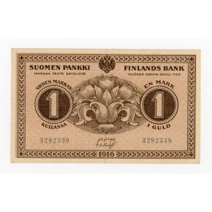 Finlandia, 1 marka 1916 (445)
