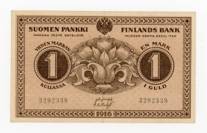 Finland, 1 mark 1916 (445)