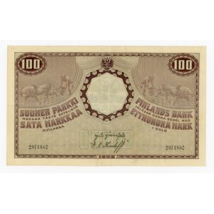 Finlandia, 100 marek 1909 (449)