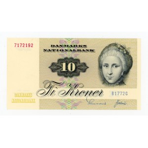 Dania, 10 koron (1977) (454)