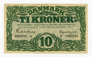Denmark, 10 kroner 1947 (456)