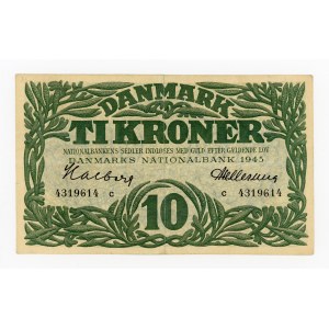 Dania, 10 koron 1945 (457)