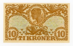 Denmark, 10 kroner 1943 (464)
