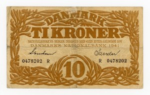 Denmark, 10 kroner 1941 (466)