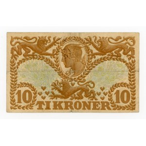 Denmark, 10 kroner 1941 (466)