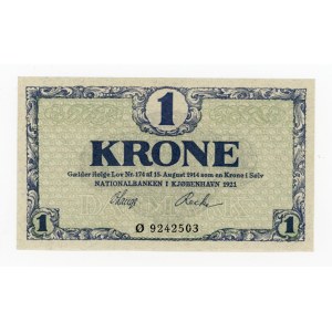 Dania, 1 korona 1921 (469)