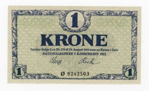Denmark, 1 krone 1921 (469)