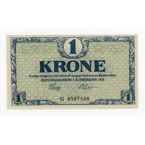 Dania, 1 korona 1918 (471)