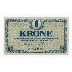 Dania, 1 korona 1916 (472)