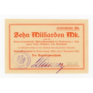Sobięcin/Nieder Hermsdorf, 10 miliardów marek 1923 (478)