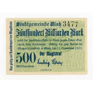 Kłodzko/Glatz, 500 miliardów marek 1923 (481)