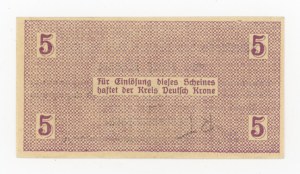 Walcz/Deutsch Krone, 5 marks 1918 (482)