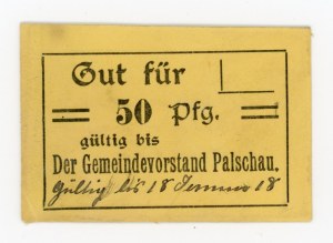 Palczewo/Palschau, 50 fenig 18.I.1918 (487)