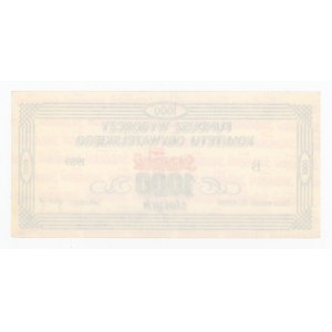 Solidarność, cegiełka 1.000 złotych 1989 na Fundusz Wyborczy Komitetu Obywatelskiego (491)