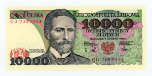 People's Republic of Poland, 10,000 gold 1988 CU (1002)