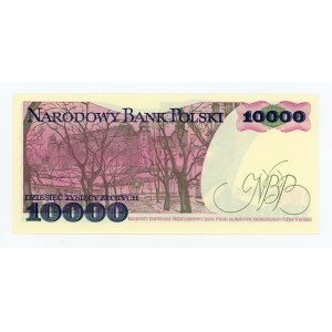 PRL, 10.000 złotych 1988 CU (1002)