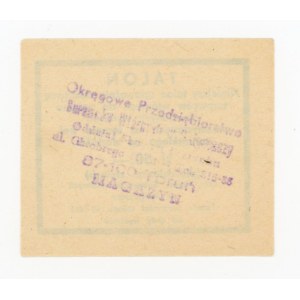 Talon makulaturowy - woj. toruńskie, 100 złotych (1026)