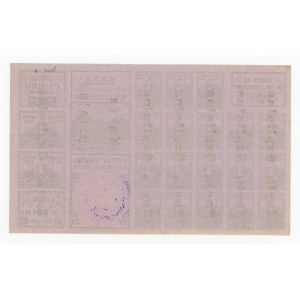 Warszawa, kartka żywnościowa 1916 - 28 - szpitalna (1034)