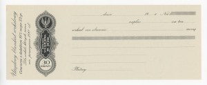 II RP, Stamp duty bill of exchange 30 groszy, [blank] (1078)