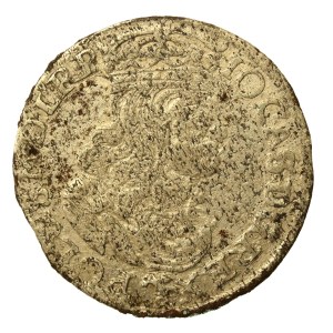 Jan II Kazimierz, Szóstak 1661, Poznań, tarcze wygięte (614)