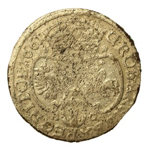 Jan II Kazimierz, Szóstak 1661, Poznań, tarcze wygięte (614)