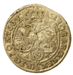 Jan II Kazimierz, Szóstak 1665, Bydgoszcz (616)