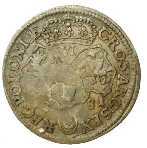 John III Sobieski, 1681 Szóstak, Bydgoszcz (618)