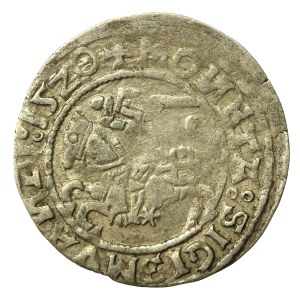 Zygmunt I Stary, Półgrosz 1520, Wilno, SIGISMVANDI - odwrócone N (620)