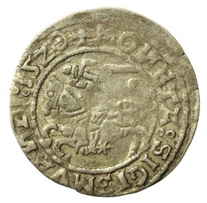 Sigismund I the Old, Half-penny 1520, Vilnius, SIGISMVANDI - reversed N (620)
