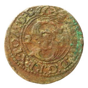 Zygmunt III Waza, Szeląg 1624, Wilno. Data na awersie (626)