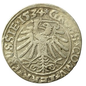Zygmunt I Stary, Grosz 1534, Toruń PRUSSIE/PRUSSIE (633)