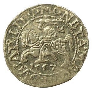 Sigismund II Augustus, Half-penny 1557, Vilnius. LI/LITV (635)