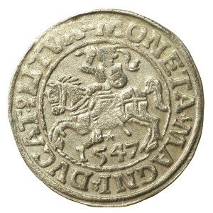Zygmunt II August, Półgrosz 1547, Wilno - LI/LITVA (639)