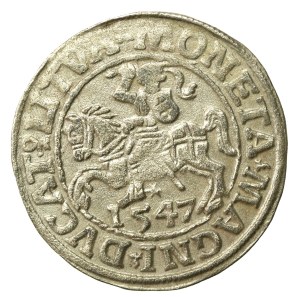 Sigismund II Augustus, Half-penny 1547, Vilnius - LI/LITVA (639)