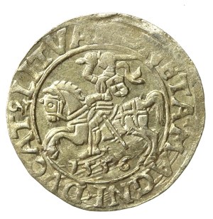 Sigismund II Augustus, Half-penny 1556 Vilnius, L/LITVA (642)
