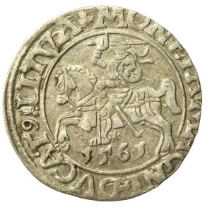 Zygmunt II August, Półgrosz 1561, Wilno - L/LITVA (650)
