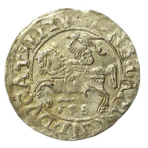 Zygmunt II August, Półgrosz 1558, Wilno - LI/LITV (651)