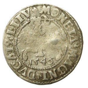 Zygmunt II August, Półgrosz 1546, Wilno - starszy typ Orła (653)