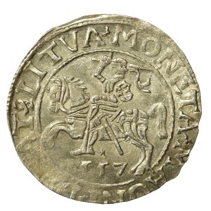 Zygmunt II August, Półgrosz 1557, Wilno. LI/LITVA (658)