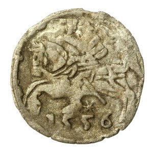 Zygmunt II August, Denar 1556, Wilno (666)