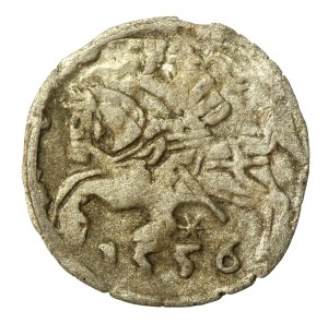Sigismund II Augustus, Denarius 1556, Vilnius (666)