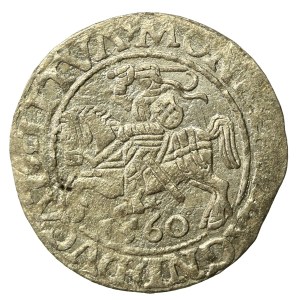 Zygmunt II August, Półgrosz 1560, Wilno - LI/LITV. A bez belki (668)